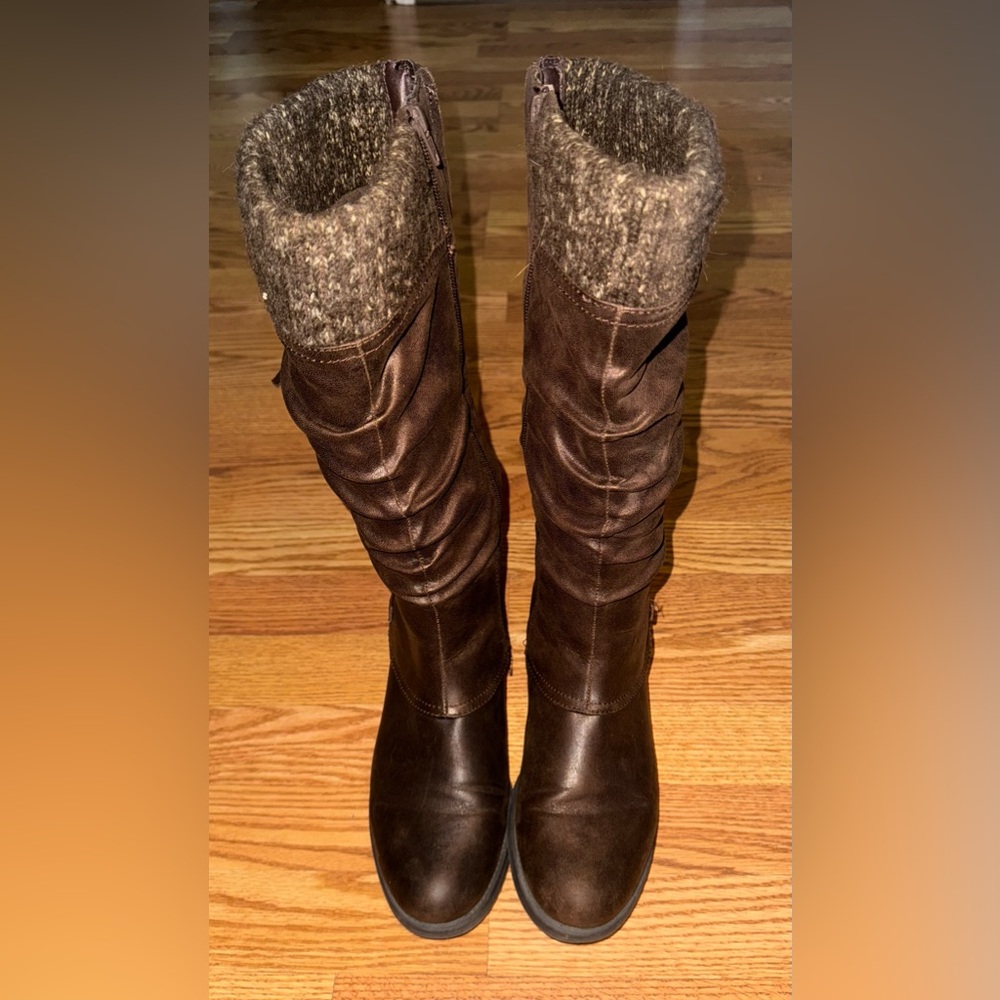 Tall Brown Boots Size 10!
